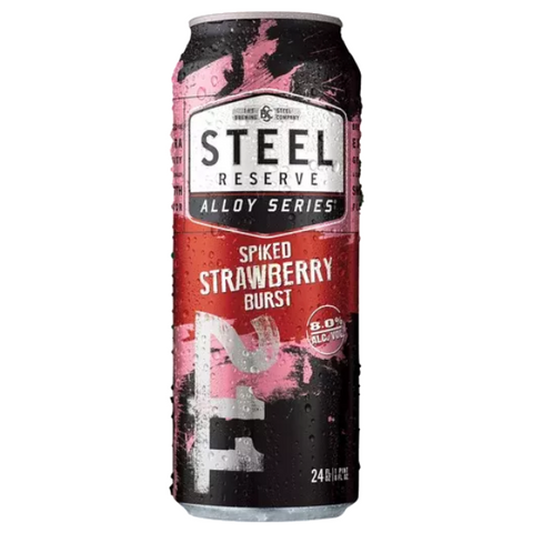 Steel Strawberry 24Ozcan-24Oz