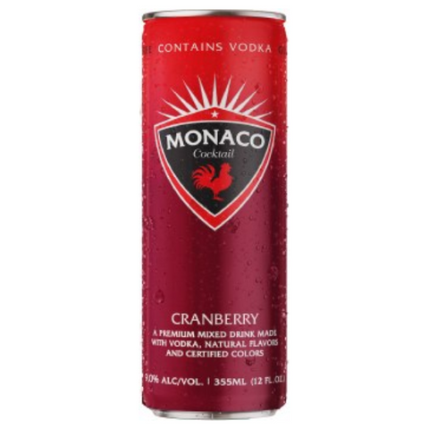 Monaco Cranberry 12Oz Can-12Oz