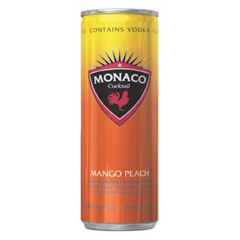 Monaco Mango Peach 12Ozcan-12Oz