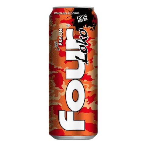 Four Loko Peach 24Ozcan-X : 24Oz