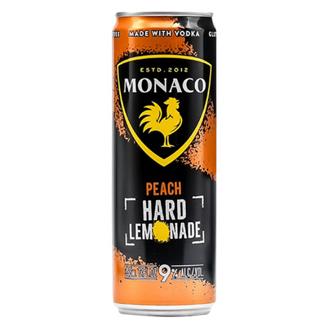 Monaco Peach Lemonade 12Oz Can-12Oz