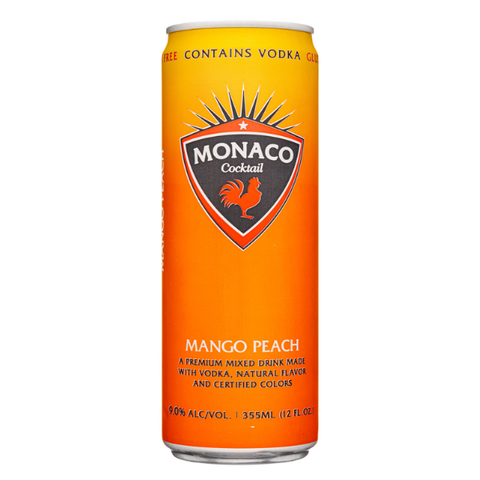 Monaco Mango Peach 12Ozcan-12Oz