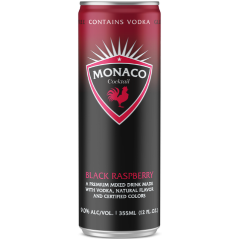 Monaco Vodka Cocktail Black Raspberry Can