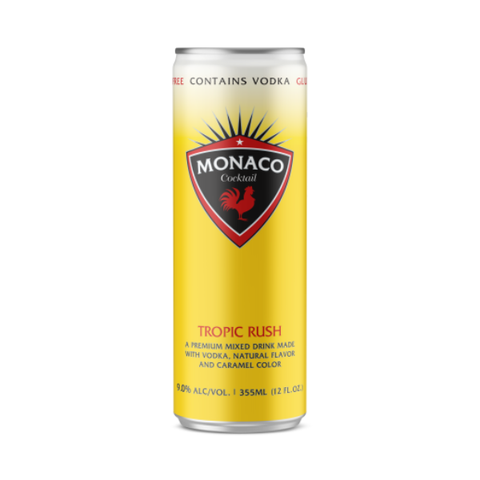 Monaco Vodka Cocktail Tropical Rush Can