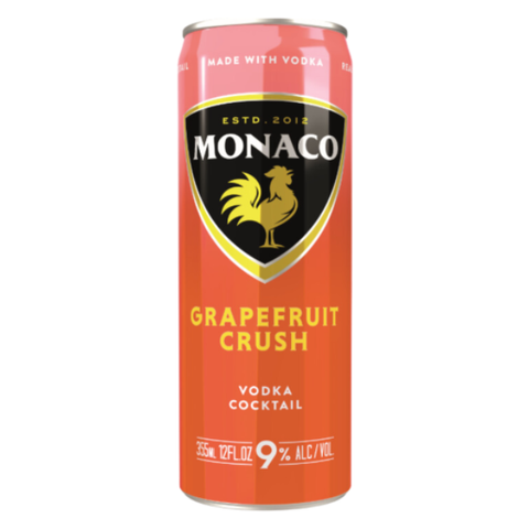 Monaco Vodka Cocktail Grapefruit Crush Can